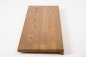 Preview: Windowsill Oak Select Natur A/B 26 mm, full lamella, bronze oiled, with overhang
